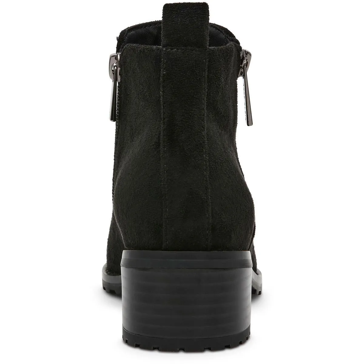 Saka01f9 Womens Zipper Suede Ankle Boots