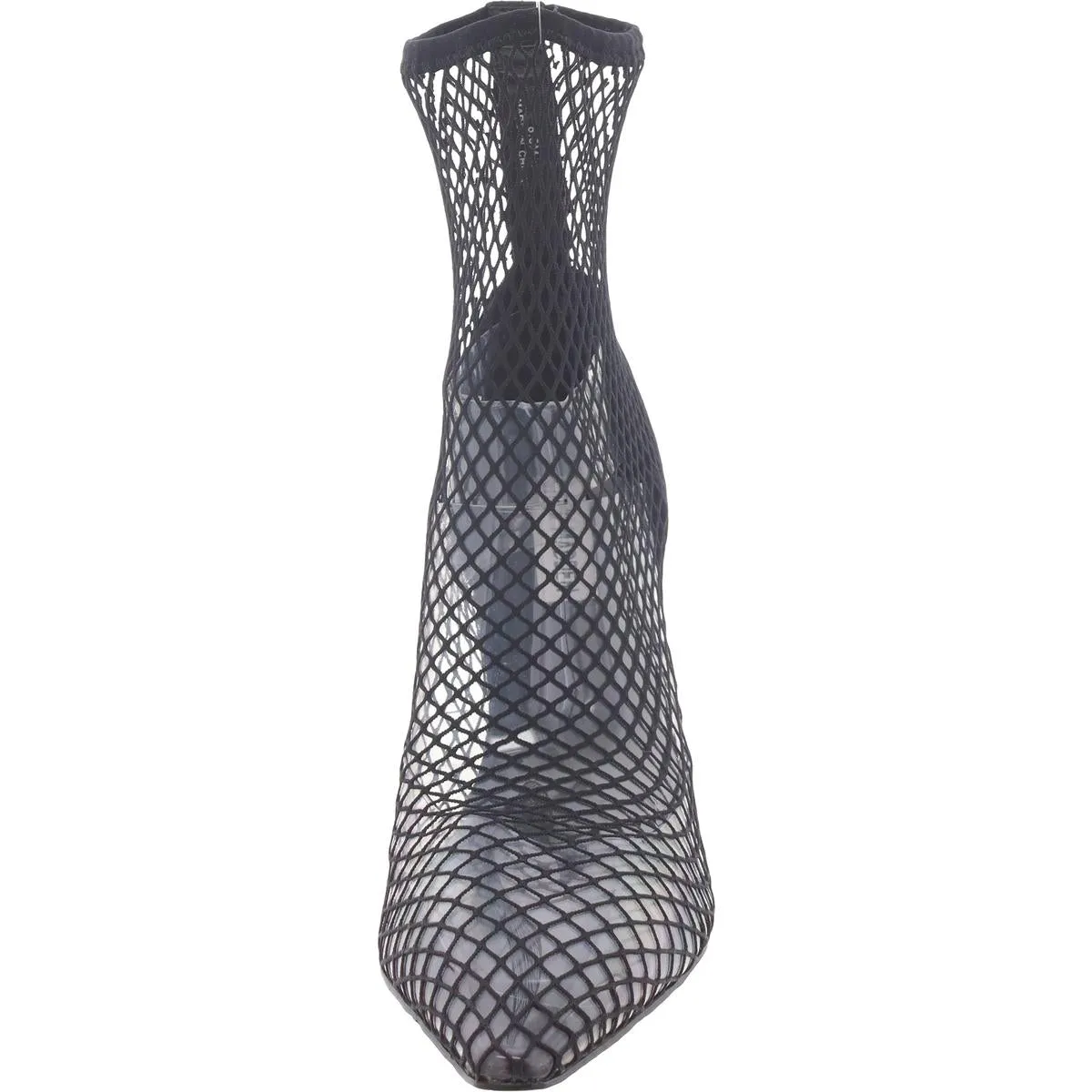 Salem Womens Fishnet Pointed Toe Ankle Boots