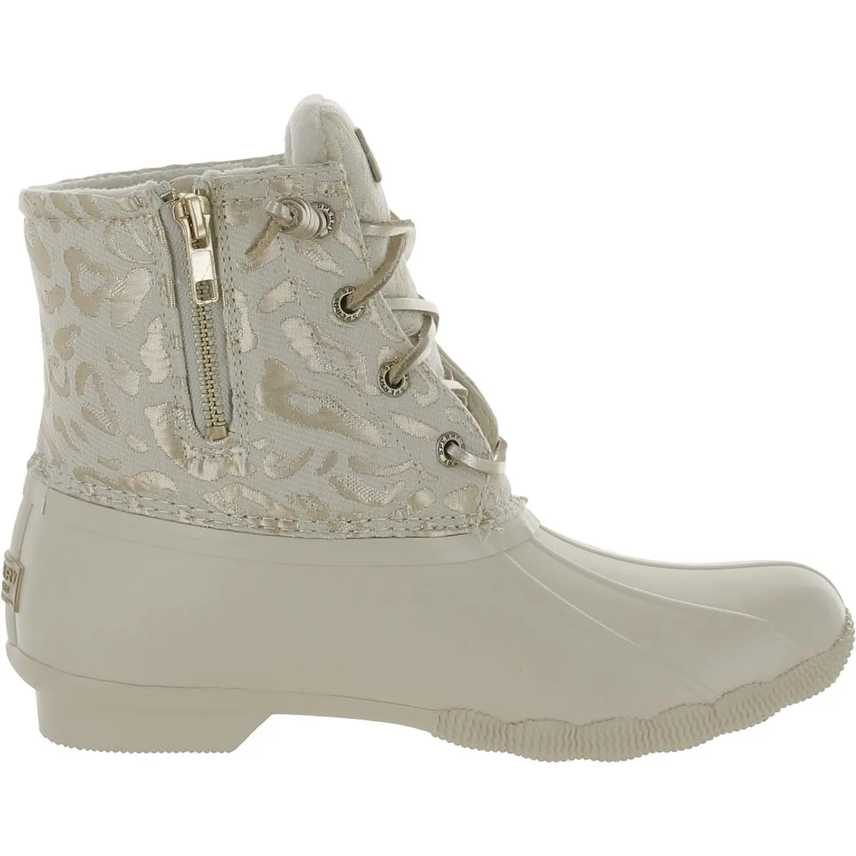 Saltwater Womens Embroidered Manmade Rain Boots