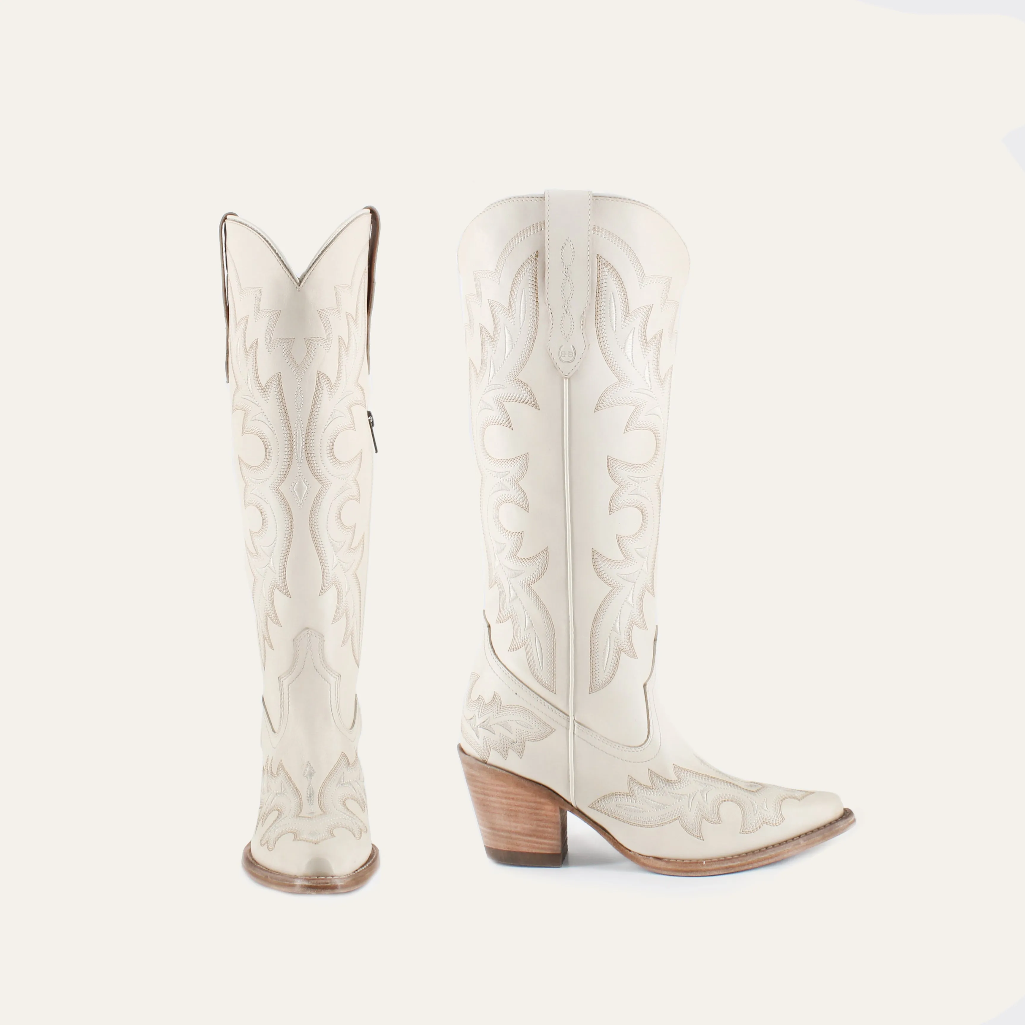 Samira Leather Cowgirl Boots - Chic Western Style & Comfort By Buck & Brana sam