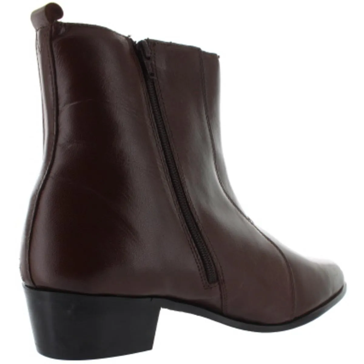 Santos Mens Leather Ankle Dress Boots