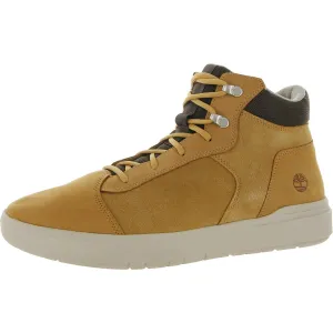 Seneca Bay Mens Logo Lace Up Ankle Boots