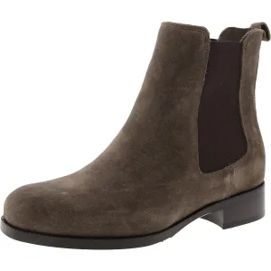 Siena Womens Mixed Media Suede Chelsea Boots