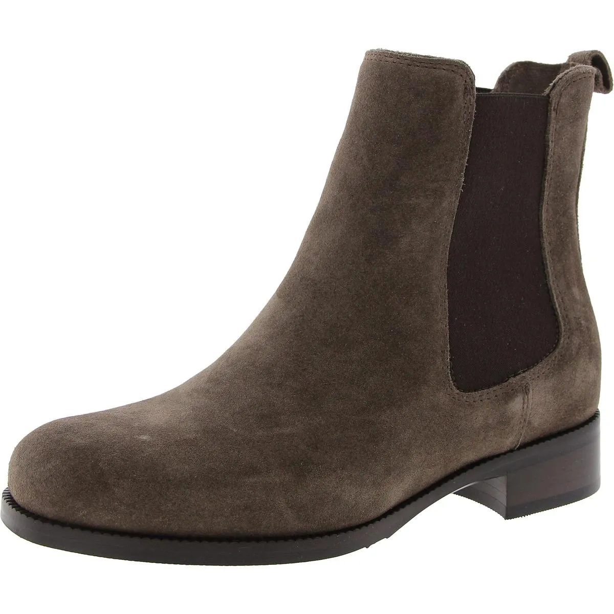 Siena Womens Mixed Media Suede Chelsea Boots