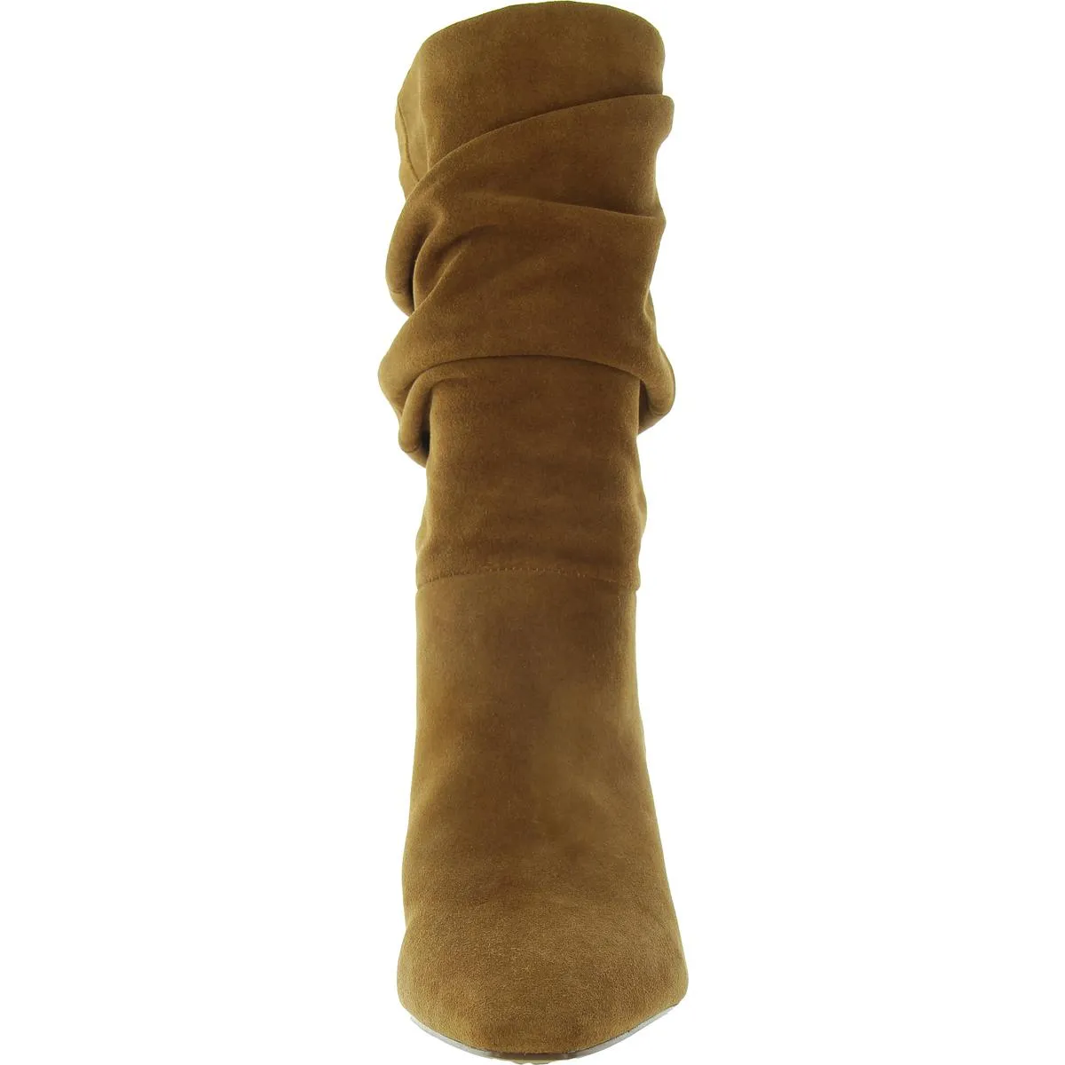Skylar Womens Slouchy Leather Mid-Calf Boots