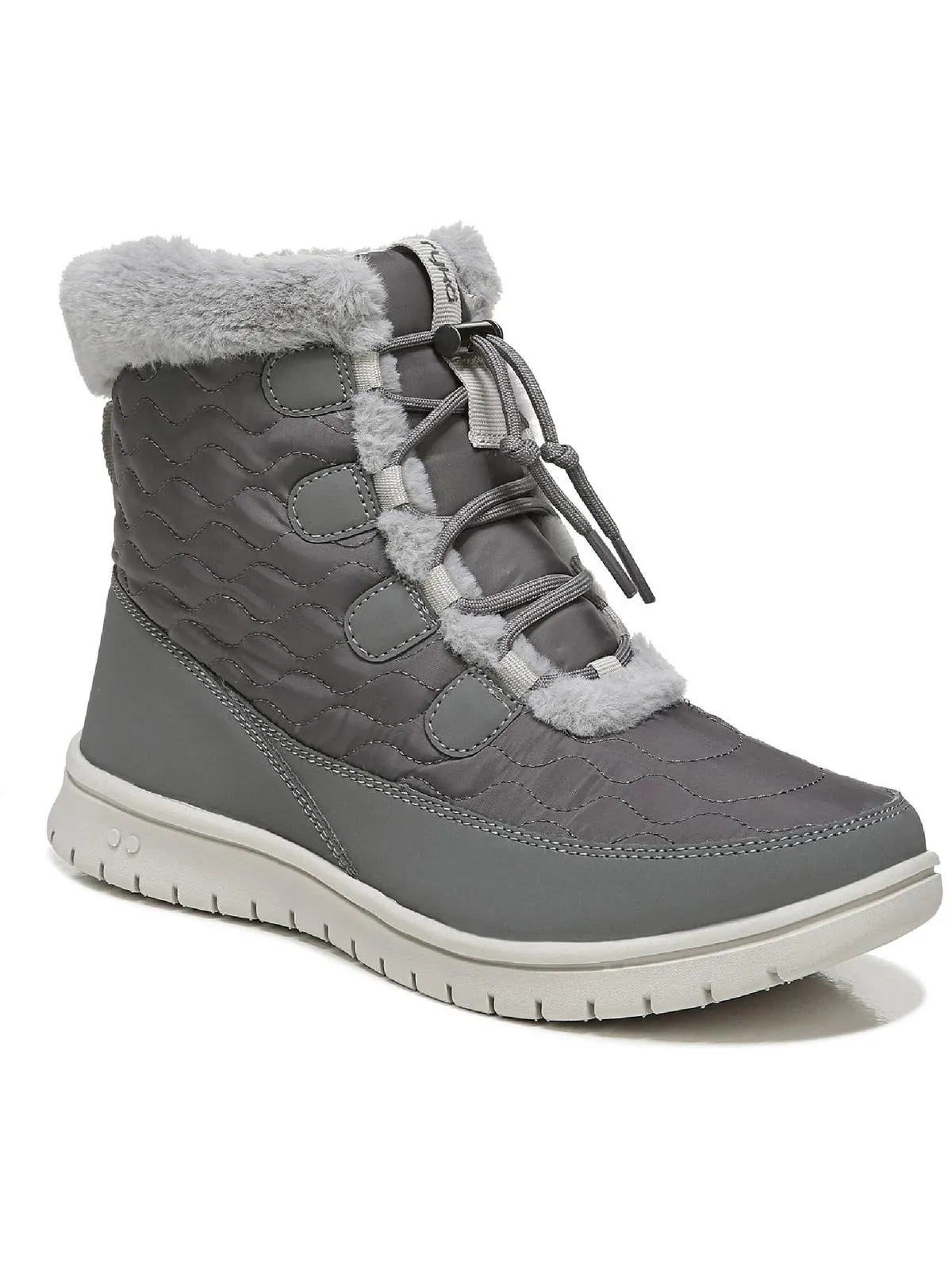 Snowbound Womens Quilted Nylon Comfort Hiking Boots