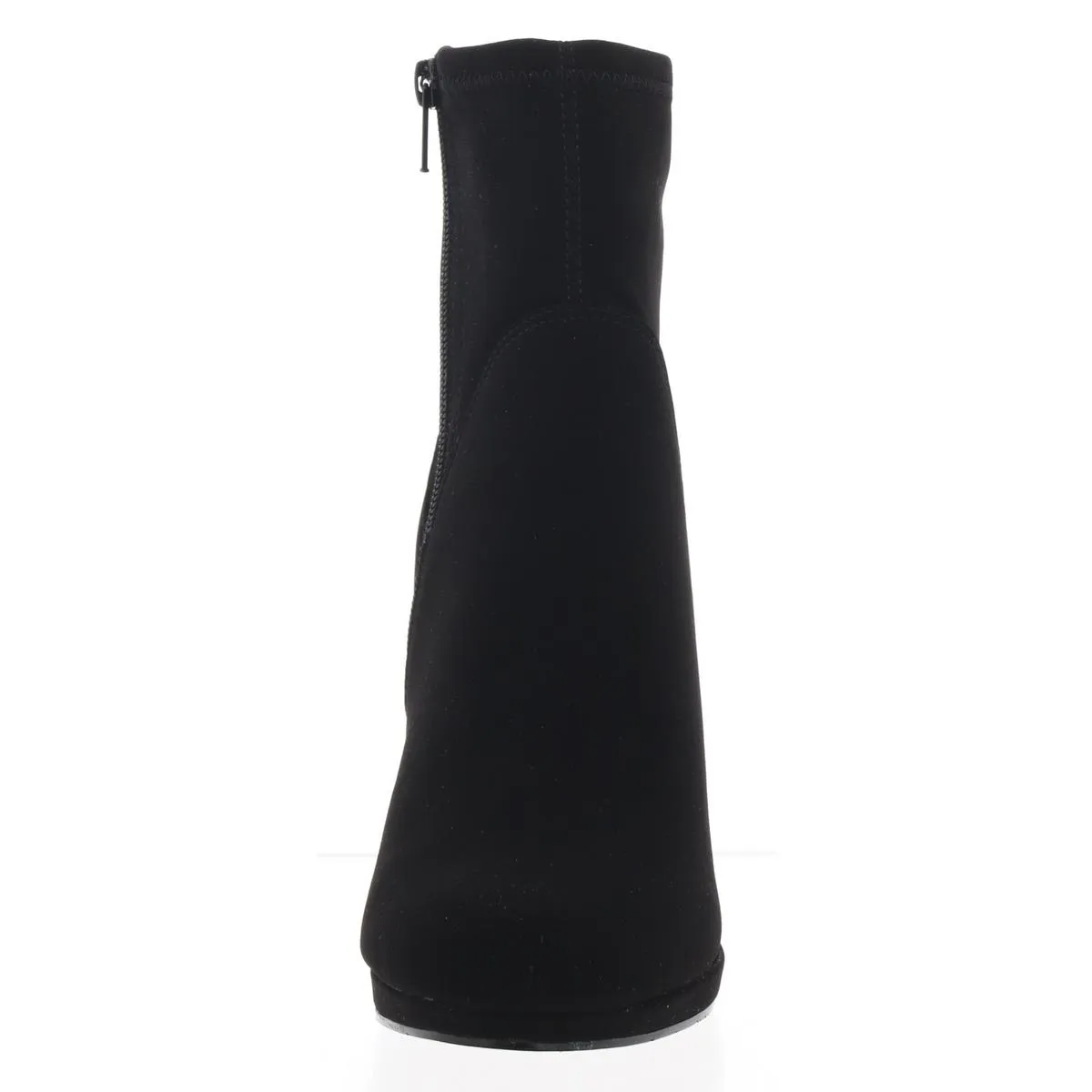 solana Womens Zip Up Round Toe Ankle Boots