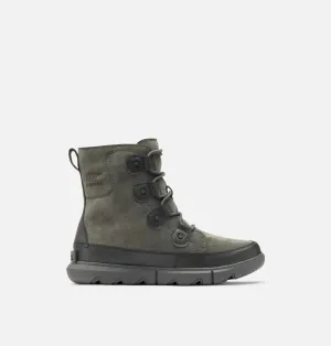 Sorel Explorer 1977211010 Men's Black Jet Suede Waterproof Winter Boots EEE3821