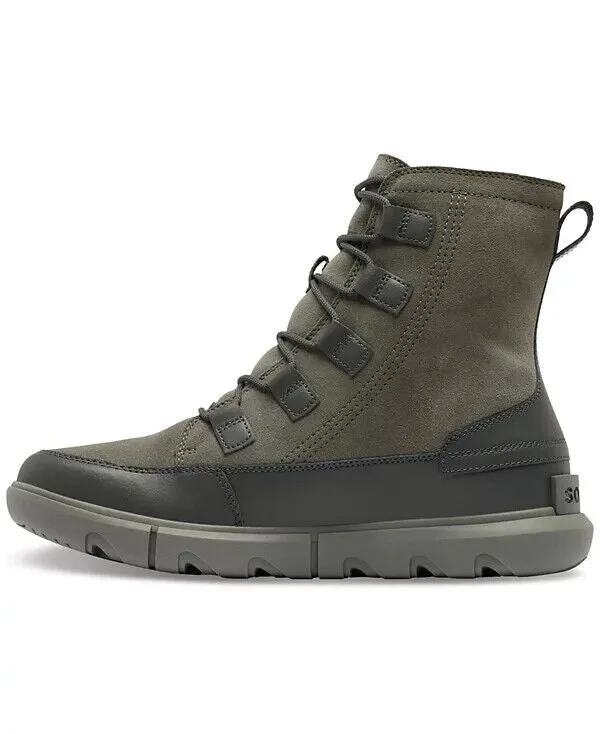 Sorel Explorer Next Ii Men's US 8.5 Quarry Grill Suede Waterproof Boots KHD017