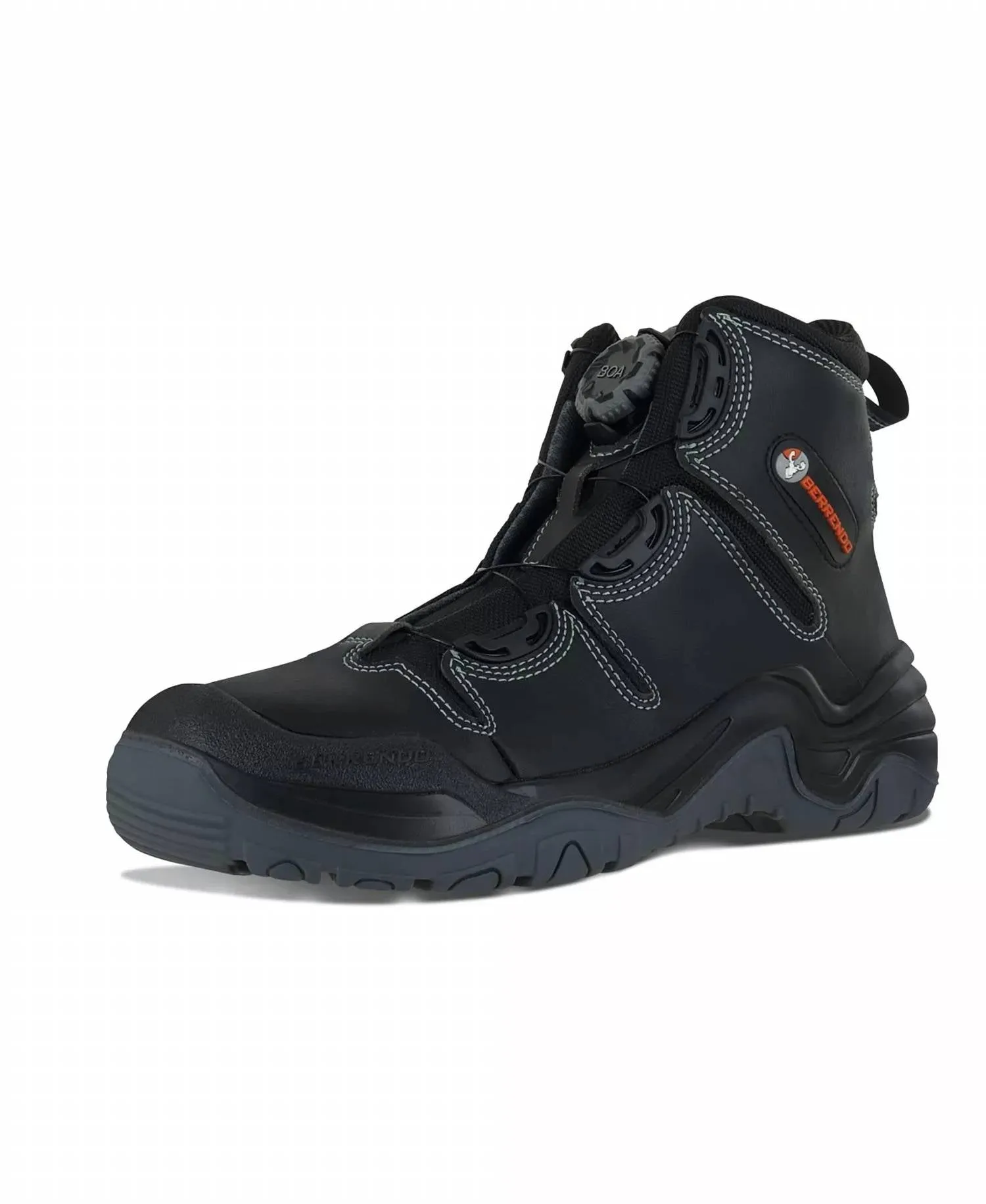 Steel Toe Work Boots 6 In Black