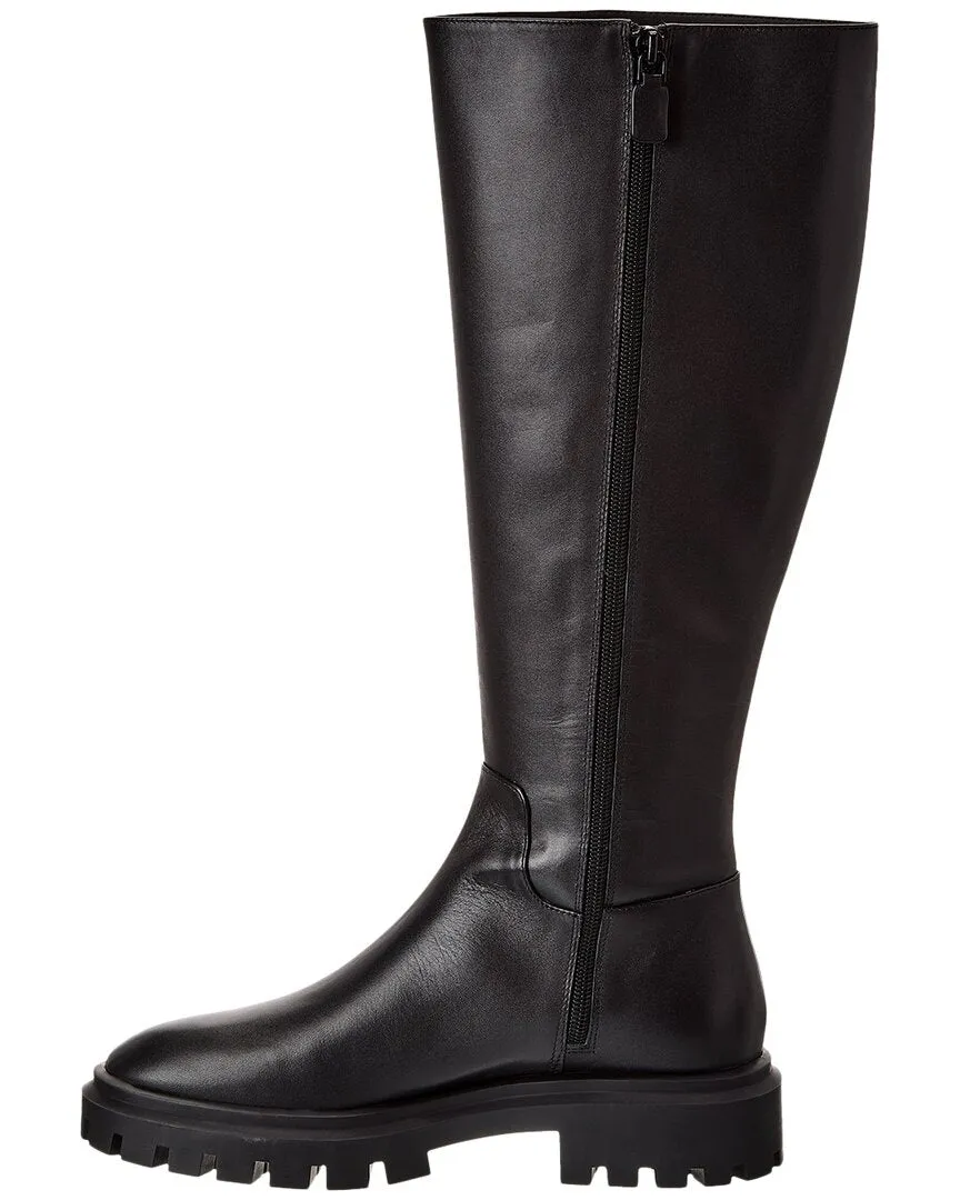 Stuart Weitzman Ultra Lug Leather Knee-High Boot