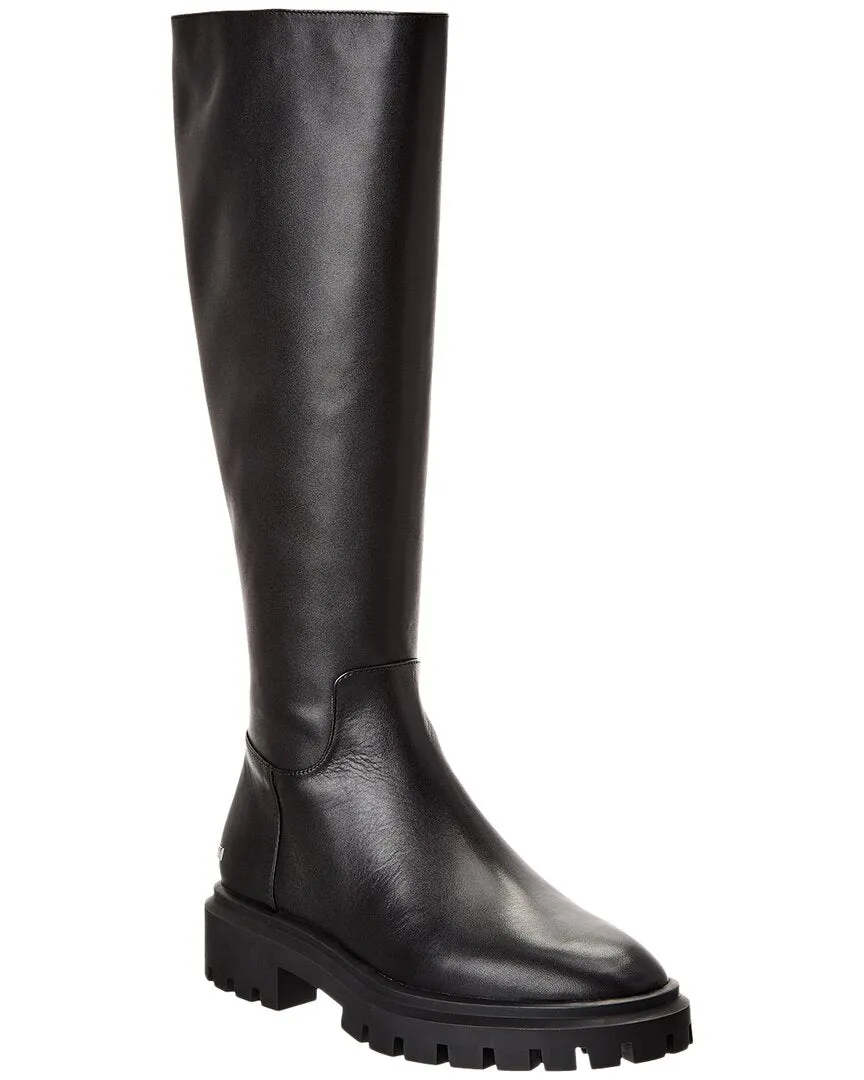 Stuart Weitzman Ultra Lug Leather Knee-High Boot