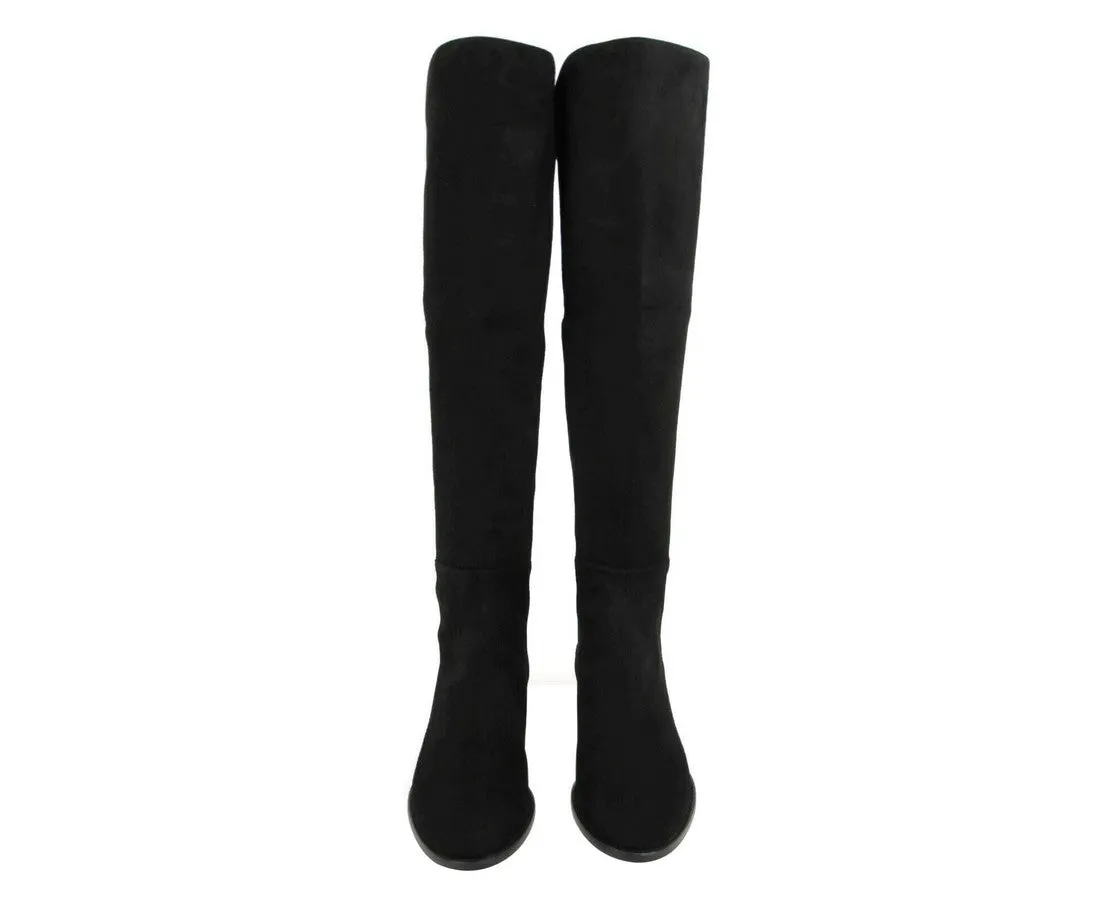 Stuart Weitzman Women's Suede Hidden Wedge Knee-High Boot