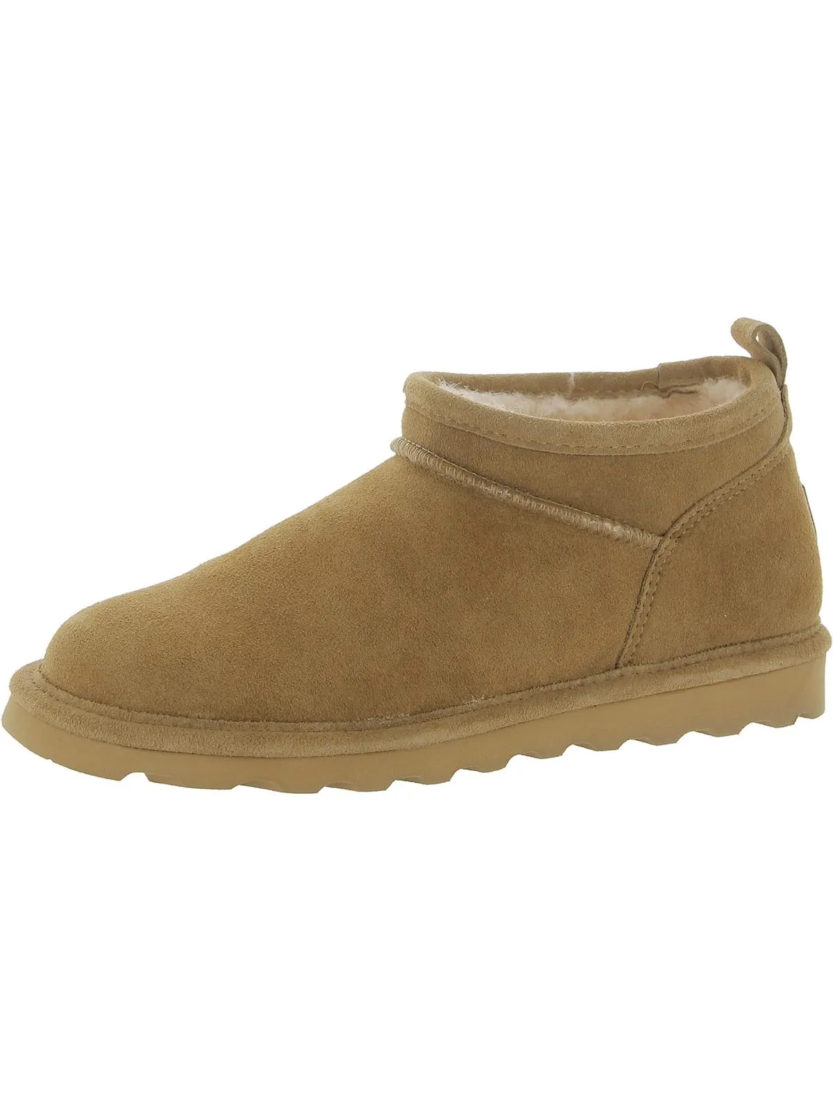 Super Shorty Womens Suede Wool Blend Lined Winter & Snow Boots