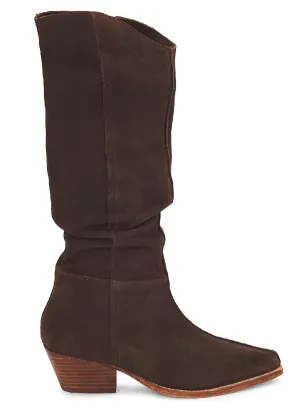 Sway Low Slouch Boots In Brown