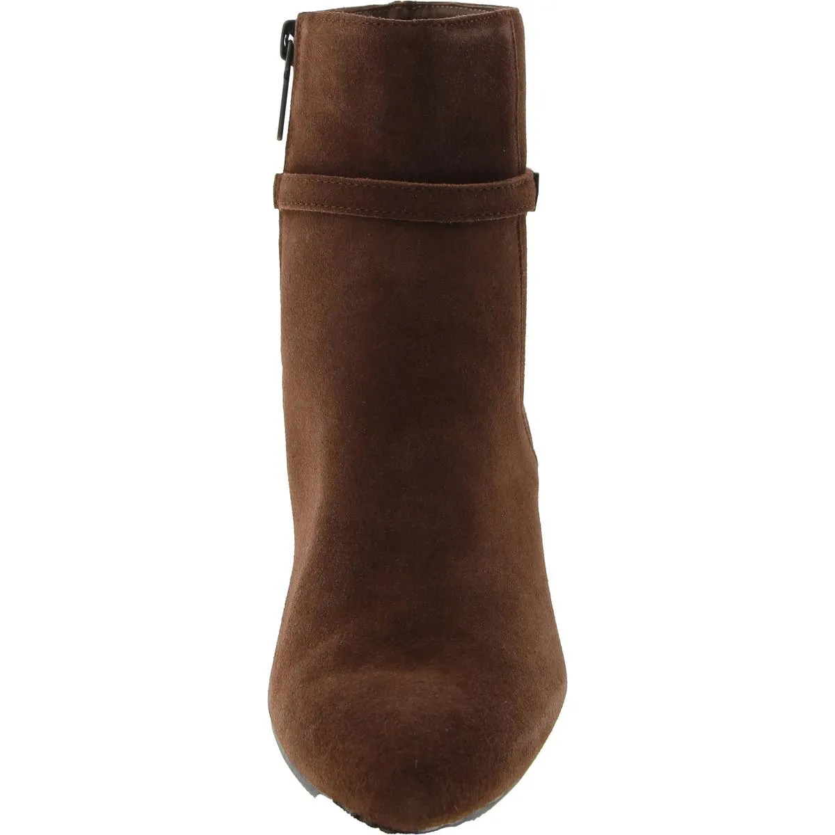 Tatum Womens Suede Block Heel Ankle Boots