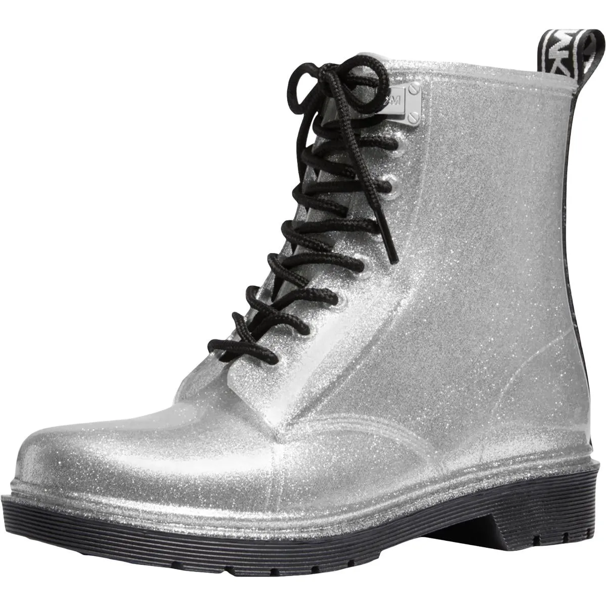 Tavie Womens Rubber Lace-Up Rain Boots