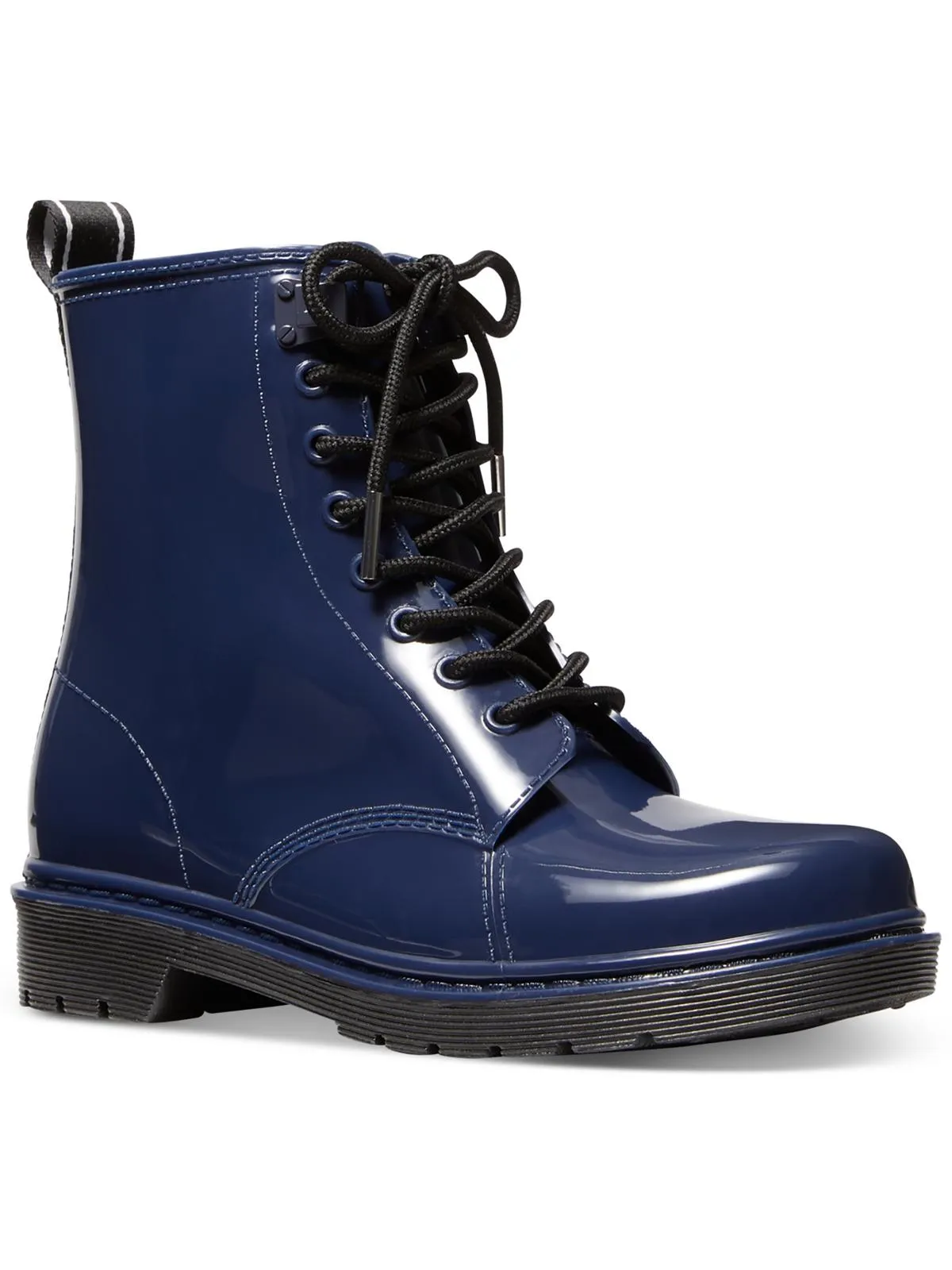 Tavie Womens Rubber Lace-Up Rain Boots