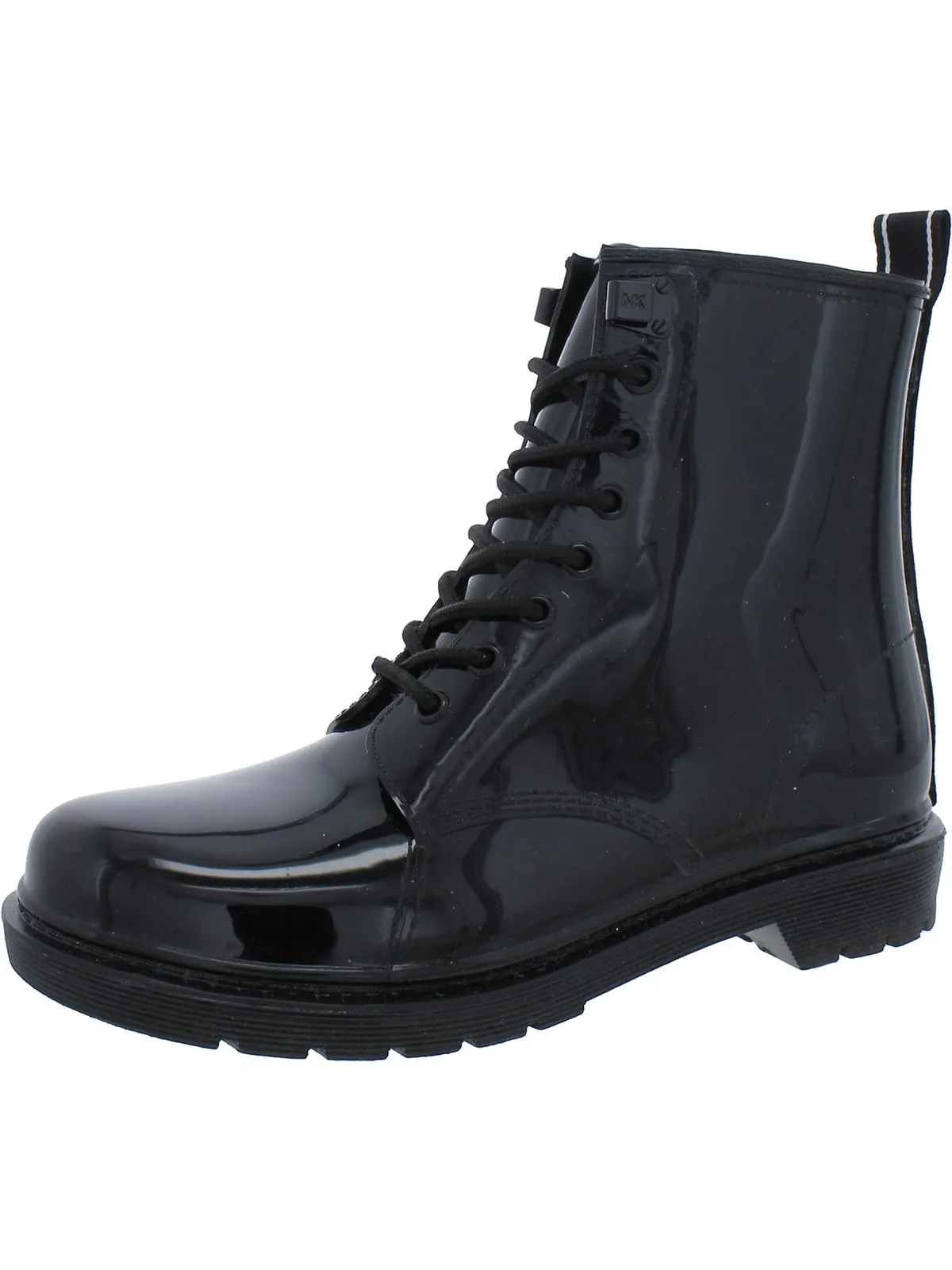 Tavie Womens Rubber Lace-Up Rain Boots