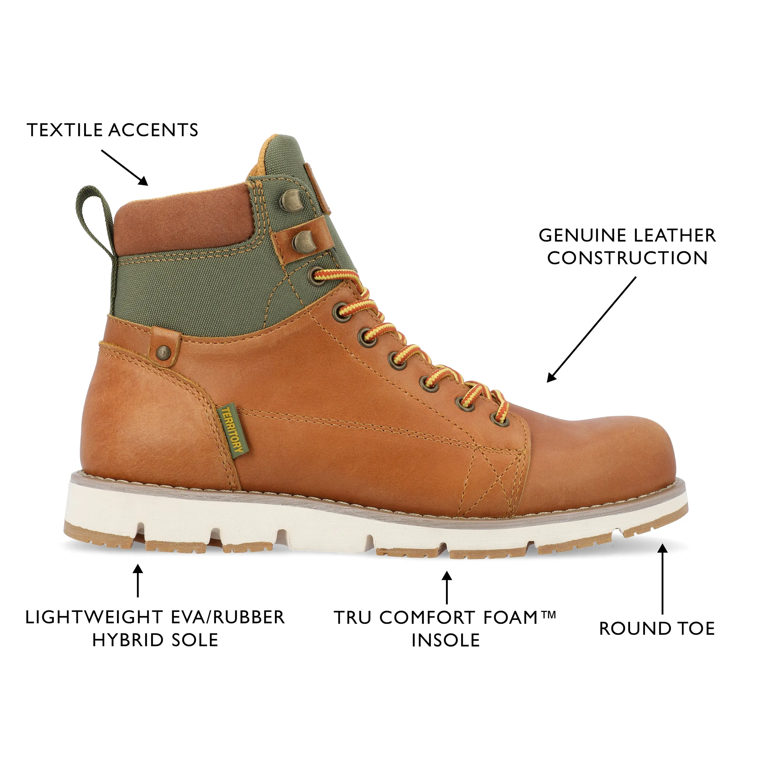 Territory Slickrock Water Resistant Lace-Up Boot