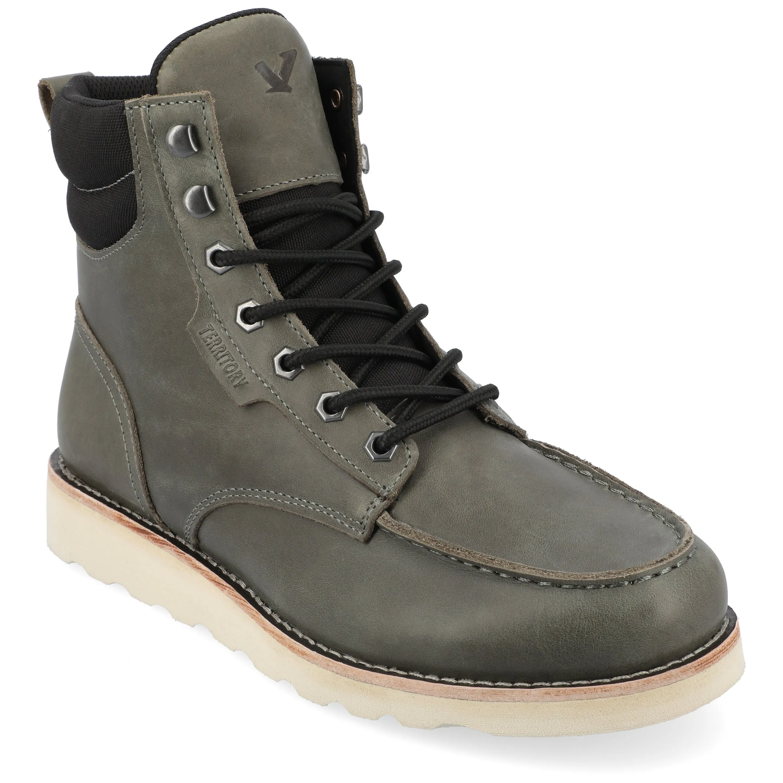 Territory Venture Water Resistant Moc Toe Lace-up Boot
