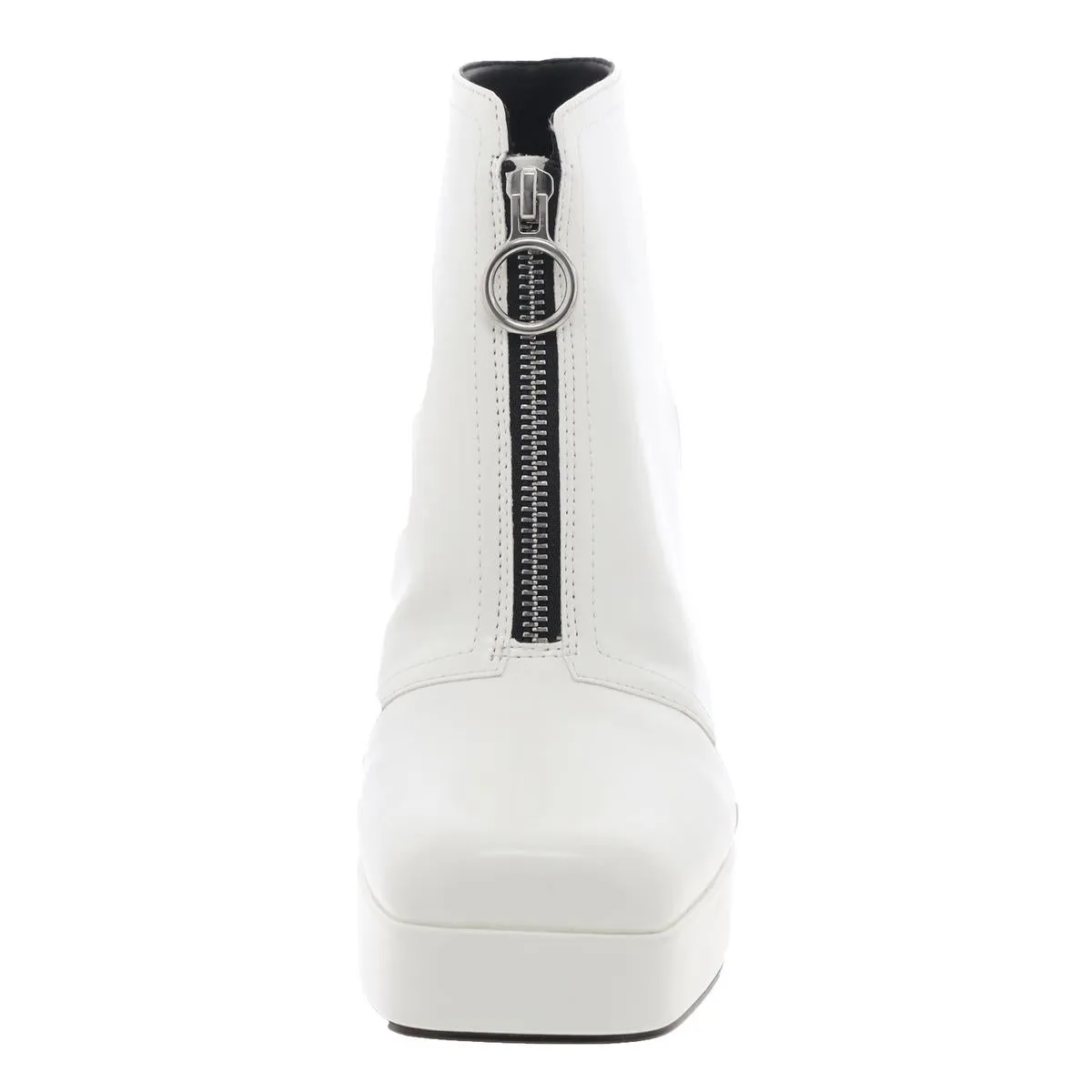 The Uplift Bootie Womens Zipper Faux Leather Booties