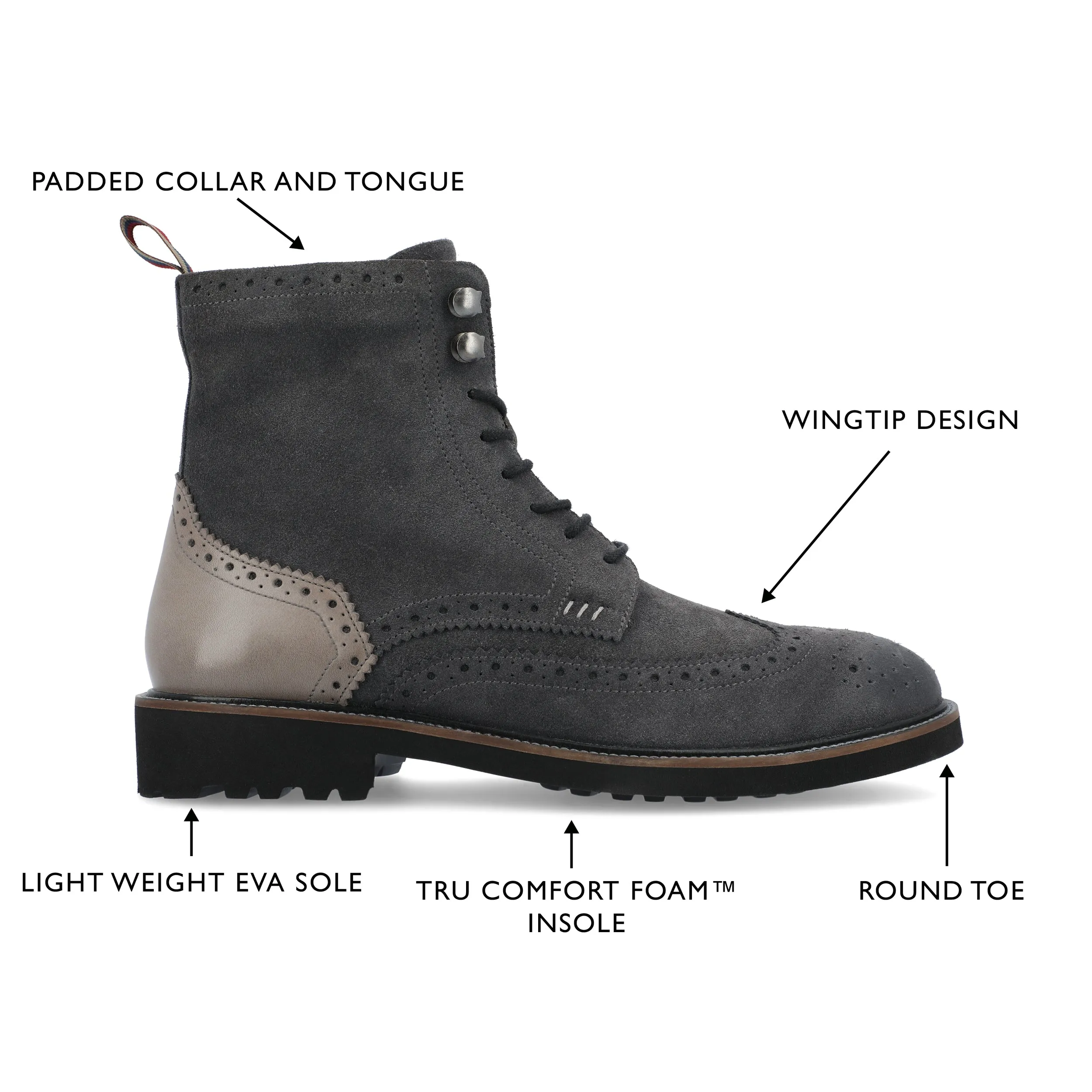 Thomas & Vine Welch Wingtip Ankle Boot