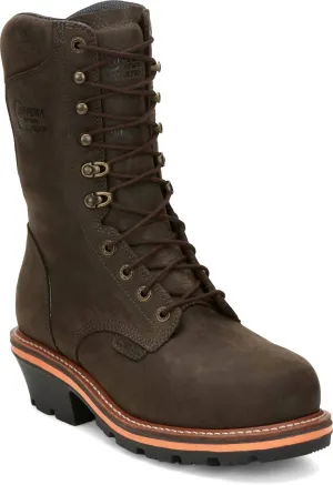 Thunderstruck 10" Waterproof Nano Comp Toe Insulated In Brunette