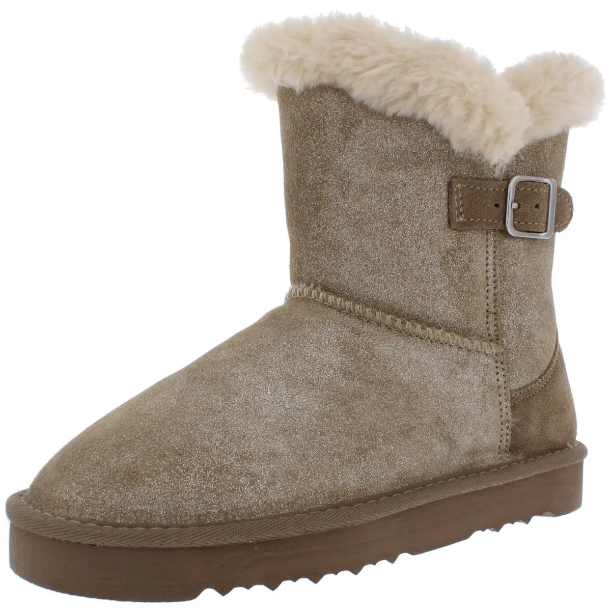 Tiny 2 Womens Suede Faux Fur Lined Winter Boots