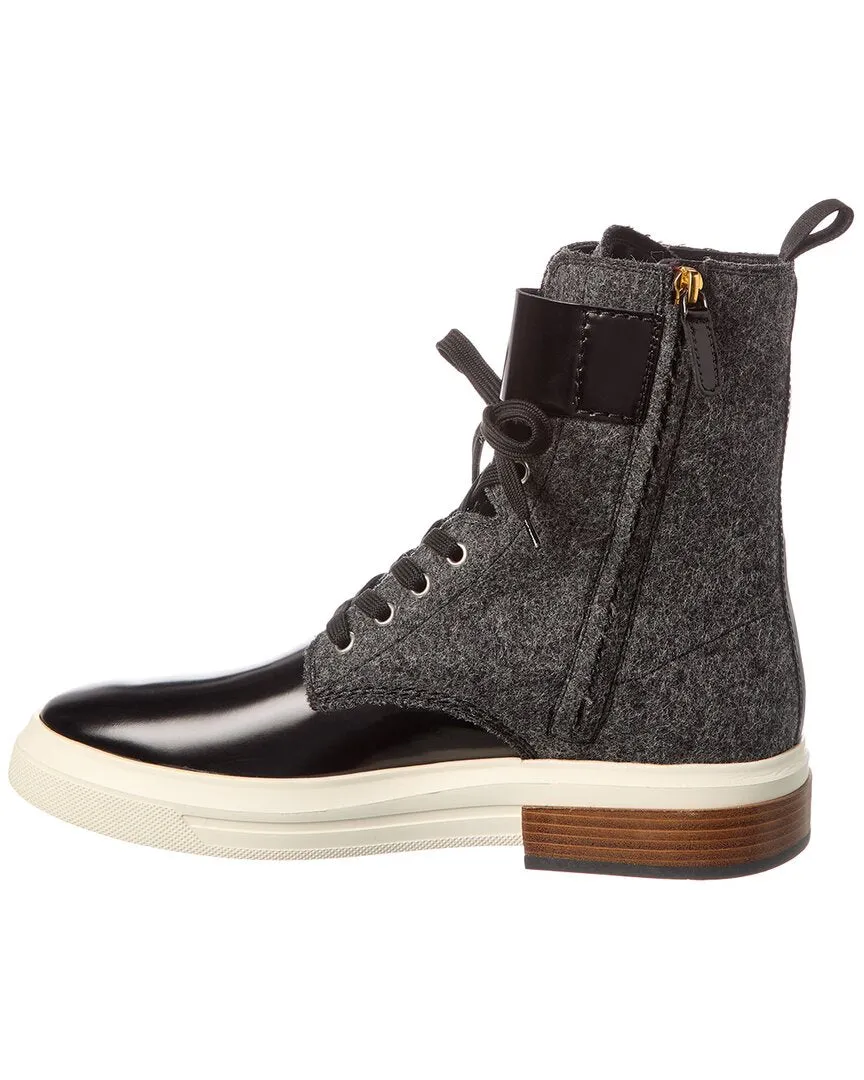 TODs Felt & Leather Boot