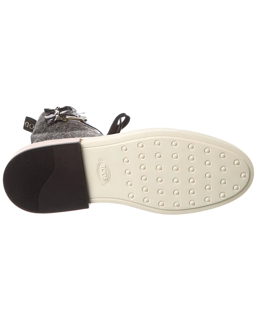 TODs Felt & Leather Boot