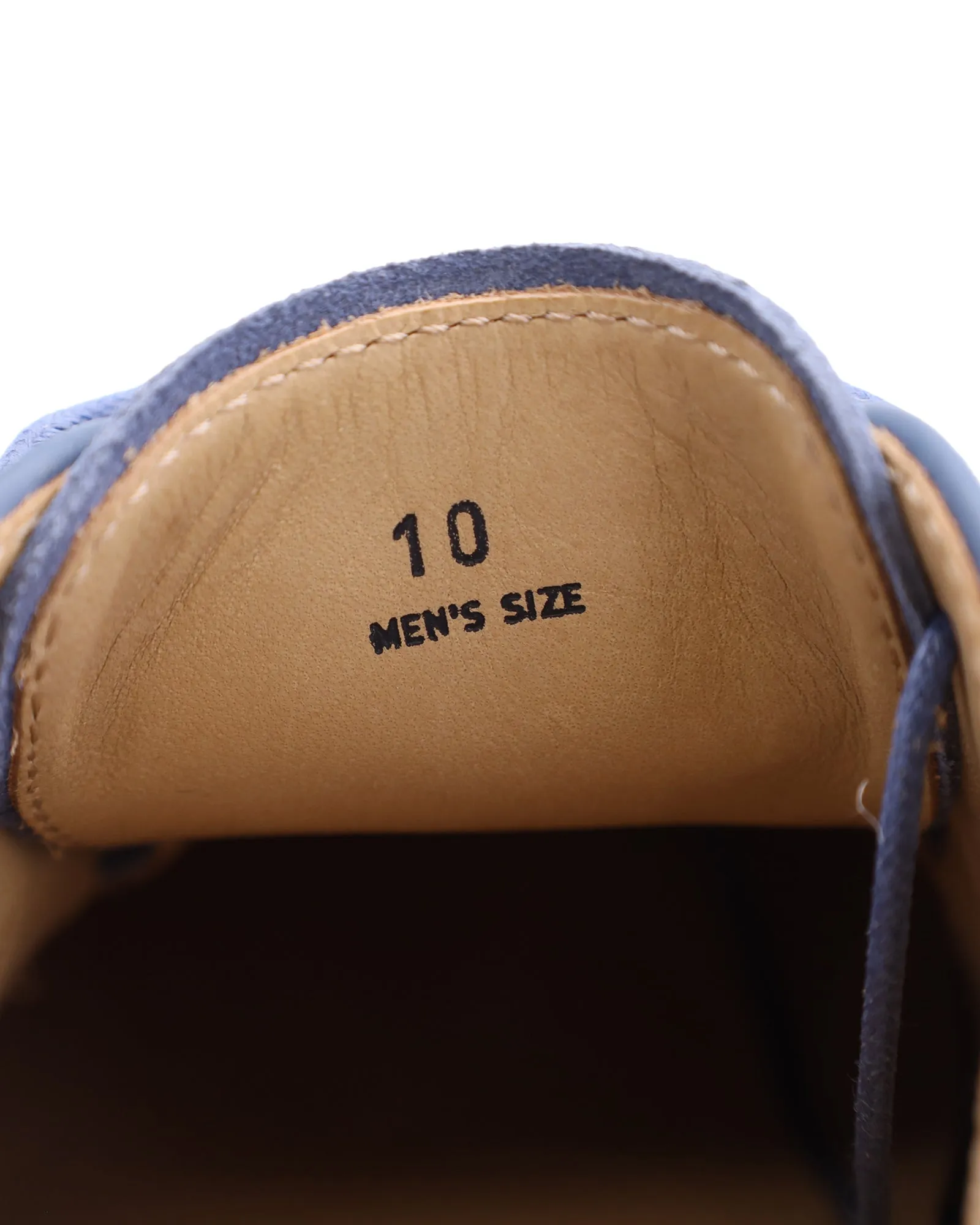 Tod's Lace Up Derby in Blue Suede