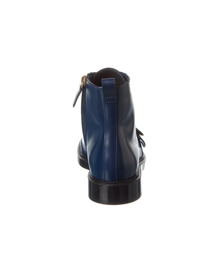 TODs Lace-Up Leather Boot