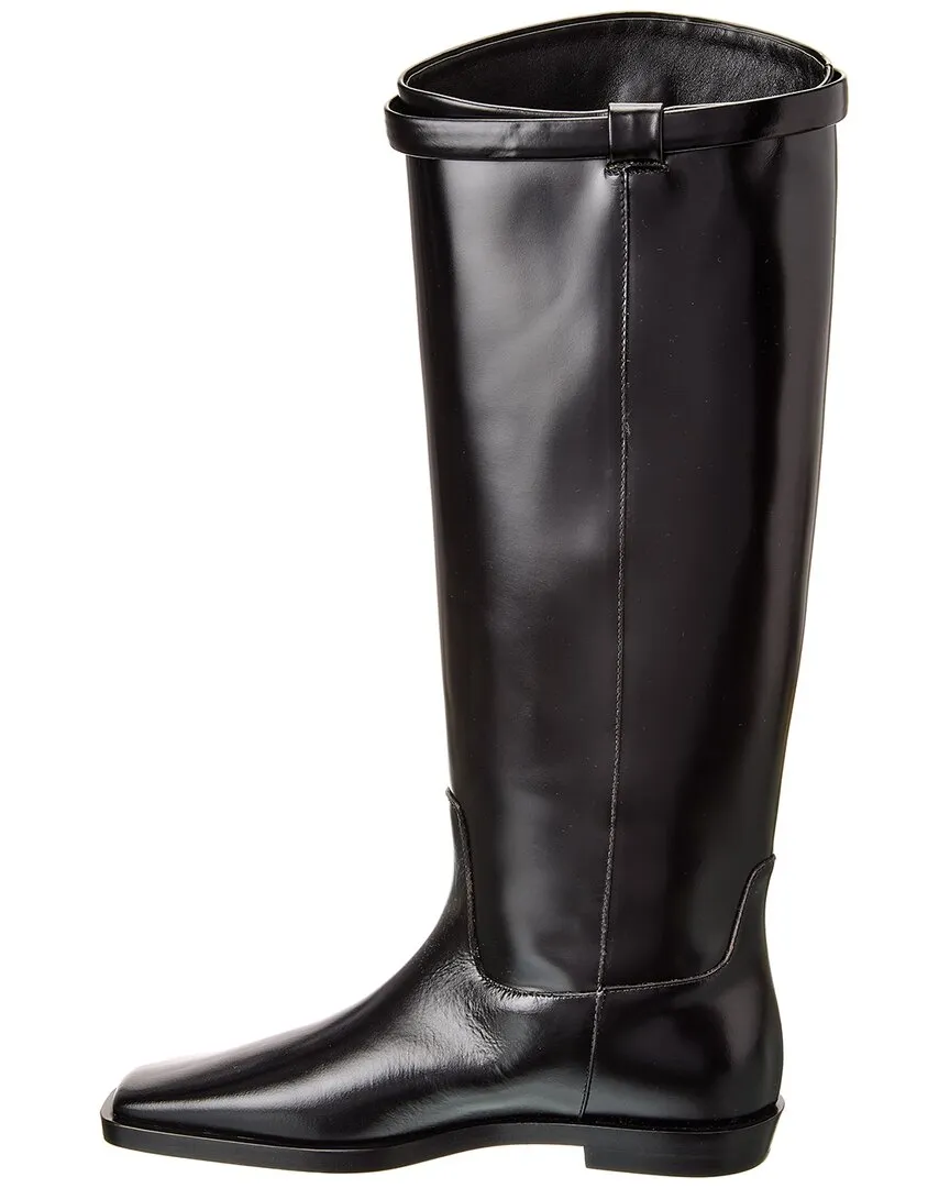 TOTEME Leather Knee-High Riding Boot
