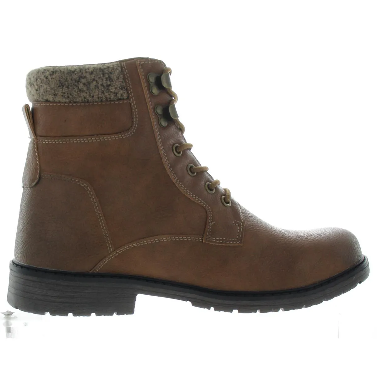 Tristan Mens Lace-Up Man Made Combat & Lace-Up Boots