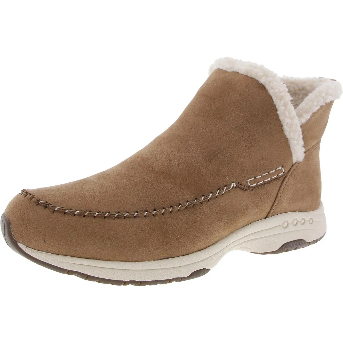 Tuva 2 Womens Faux Fur Faux Suede Shearling Boots