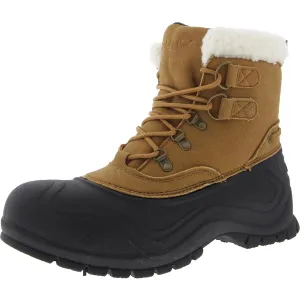 UNDERTOW Mens Faux Fur Lined Manmade Hiking Boots