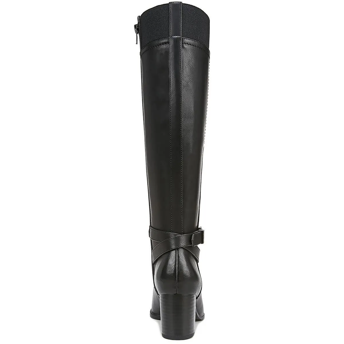 Uptown Womens Faux Leather Wide Calf Knee-High Boots