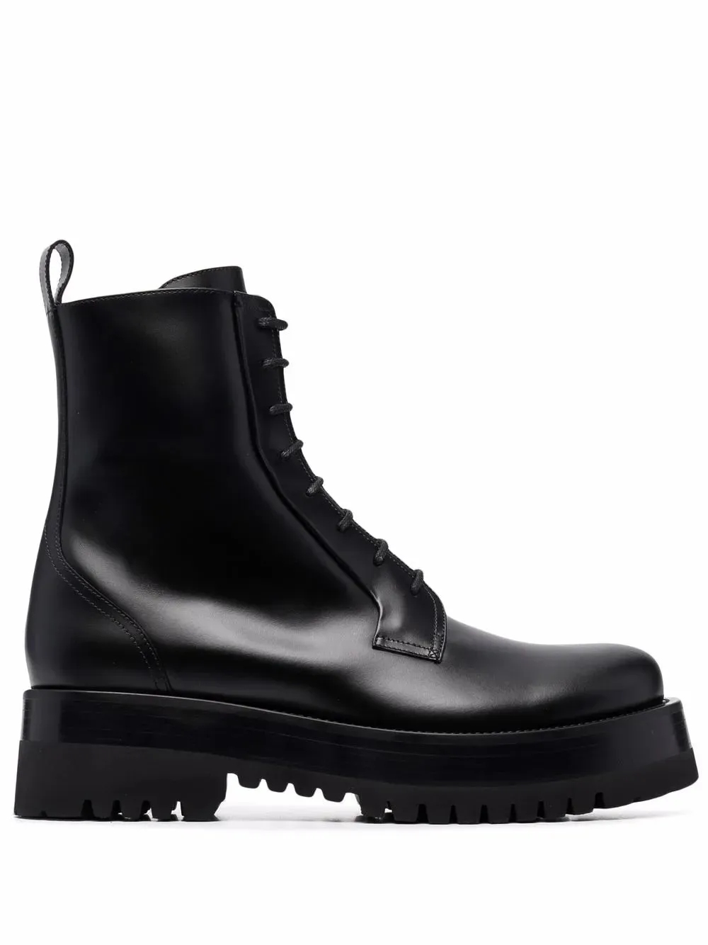 Valentino Ankle-Length Lace-Up Boots