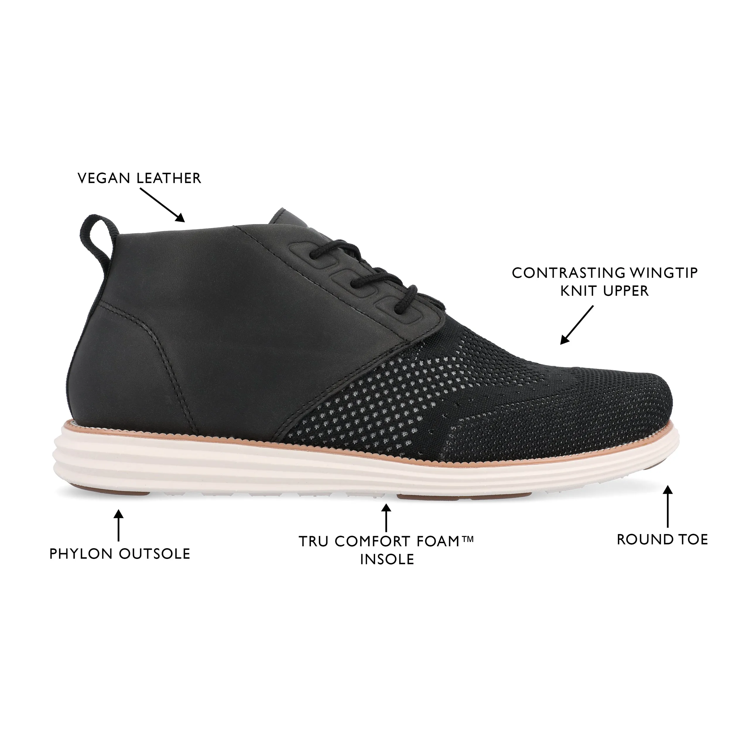 Vance Barett Knit Chukka Boot