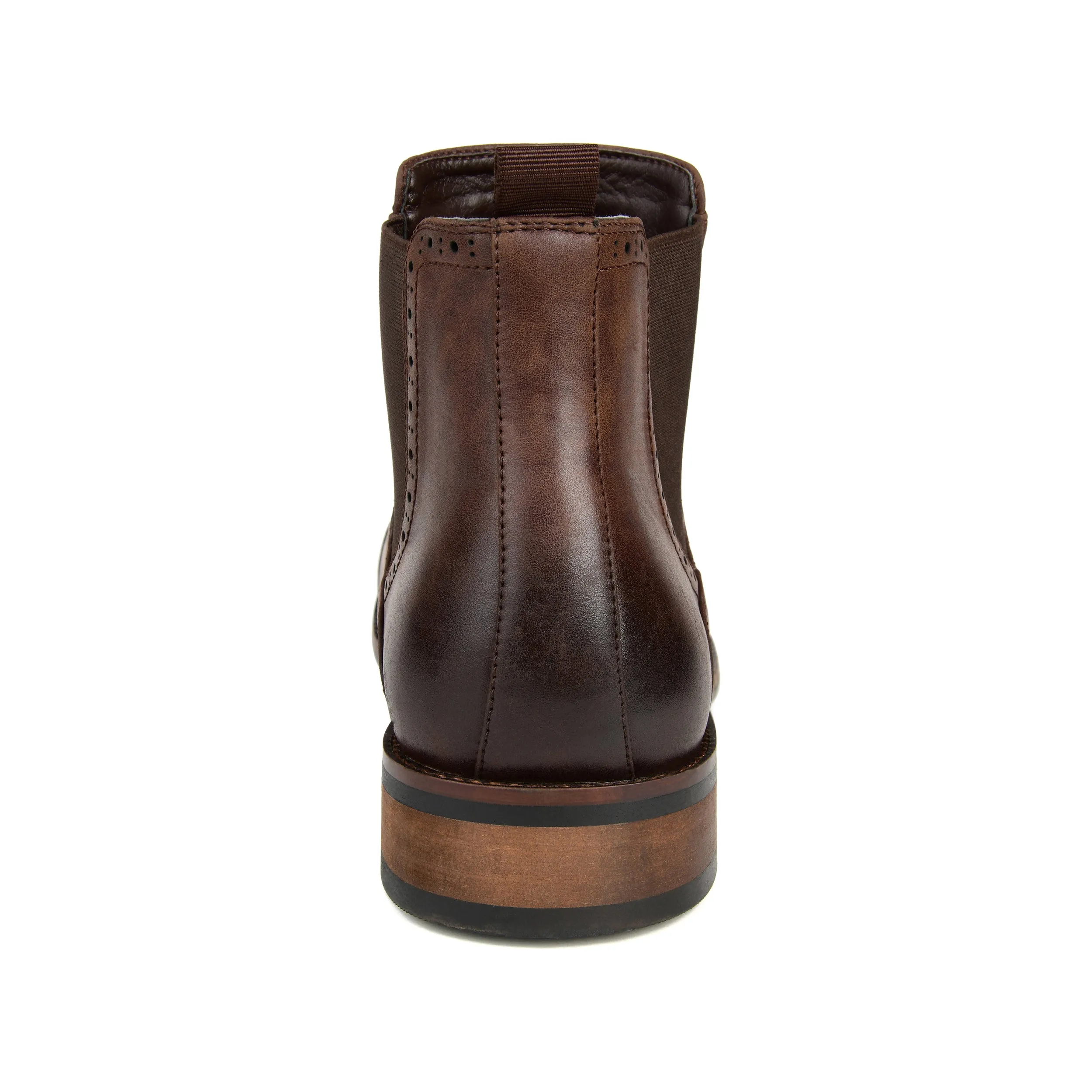 Vance Co. Garrett Wide Width Cap Toe Chelsea Boot