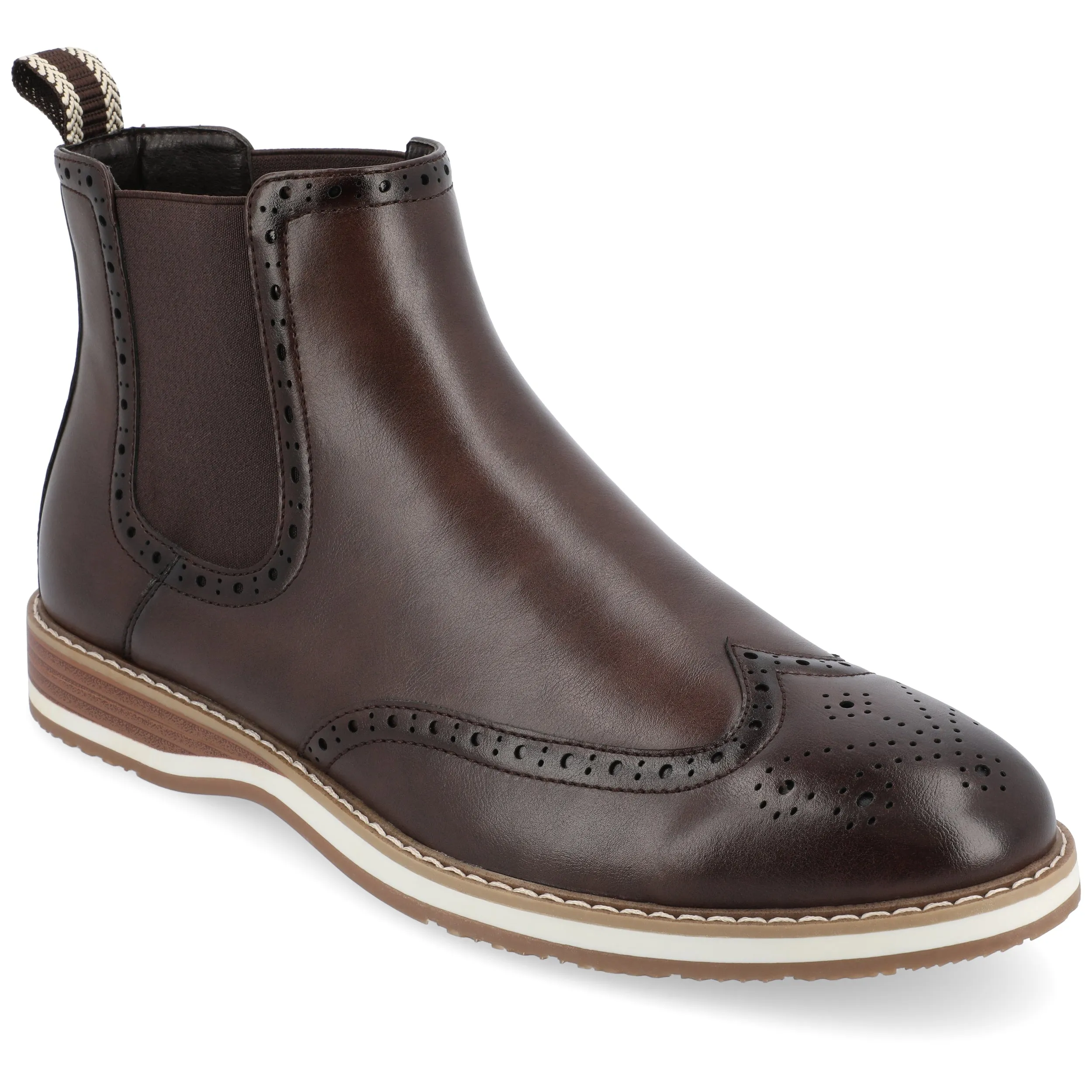 Vance Co. Thorpe Wingtip Chelsea Boot
