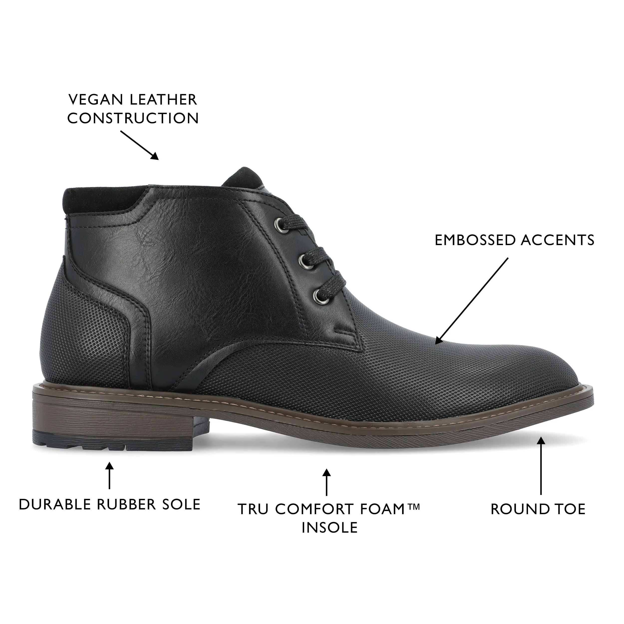 Vance Co. Vaughn Lace-up Chukka Boot