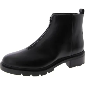 Vasso Womens Zipper Leather Mid-Calf Boots