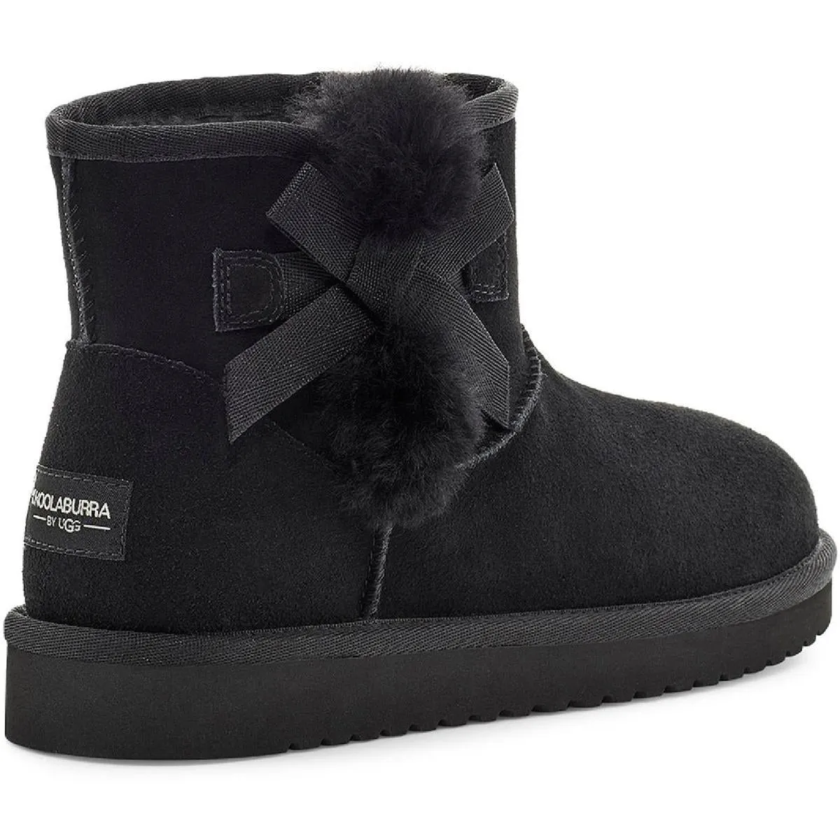 Victoria Mini Womens Suede Pull On Shearling Boots