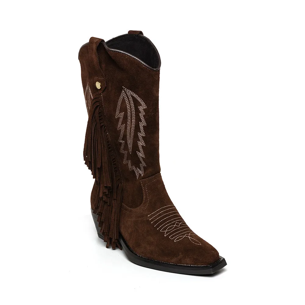 Wallace-F Boot BROWN SUEDE