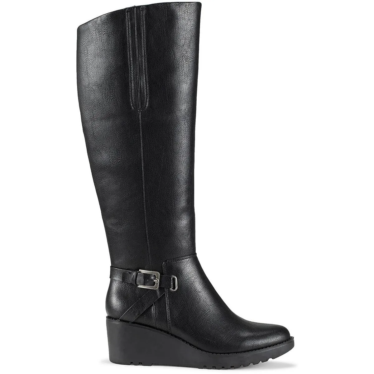 Winifred Womens Zipper Man Made Knee-High Boots