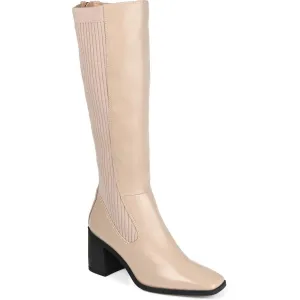 WINNY Womens Extra Wide Calf Casual Knee-High Boots