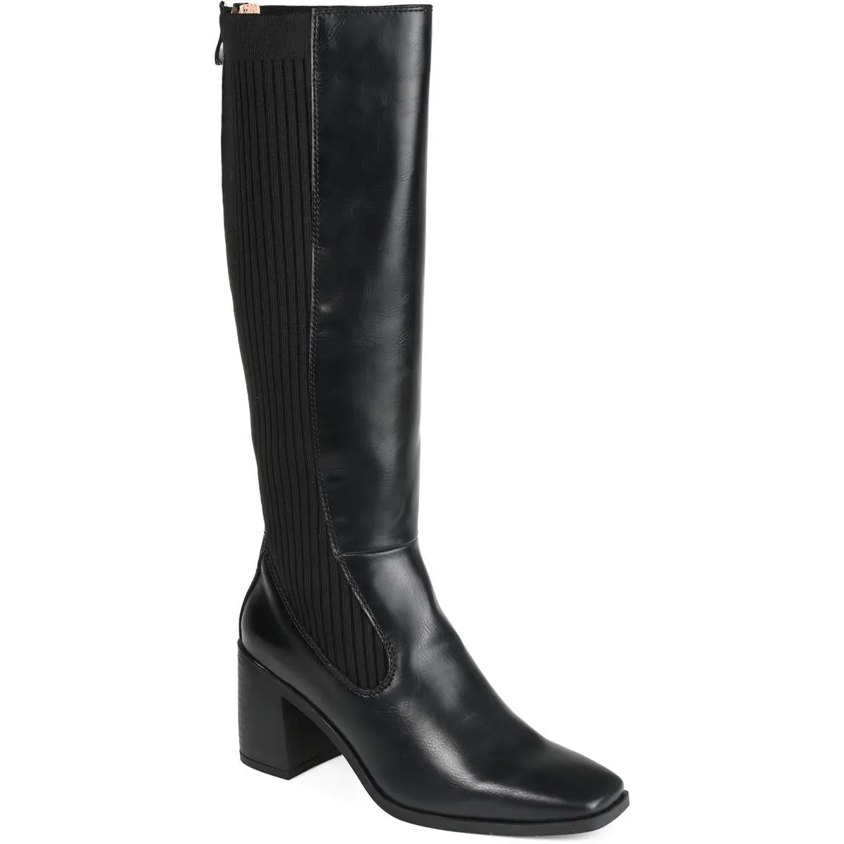 WINNY Womens Extra Wide Calf Casual Knee-High Boots