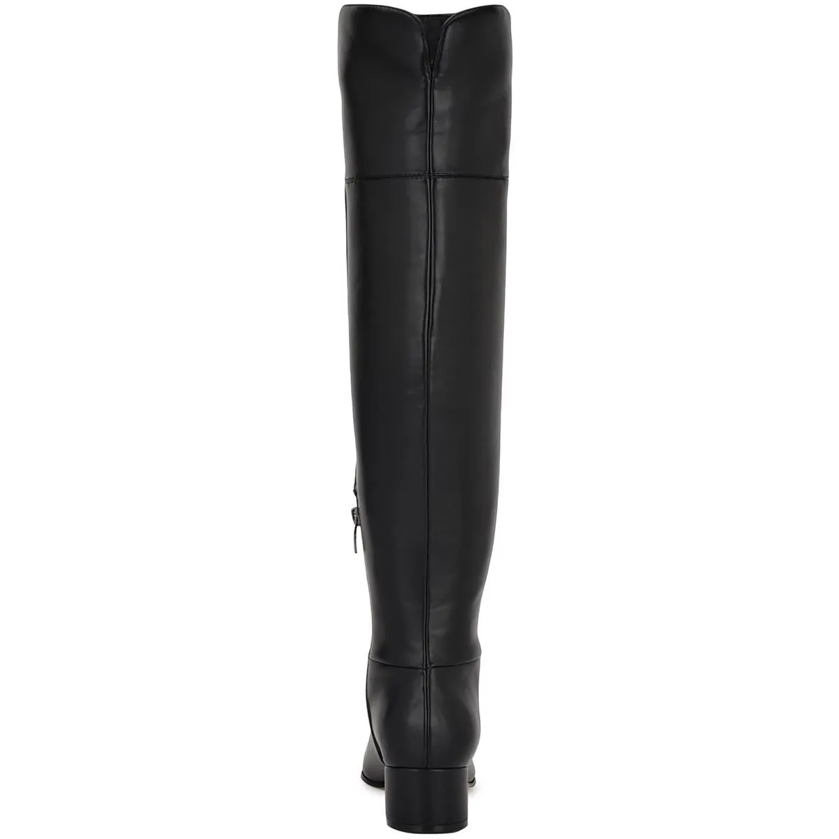 WNMANER3 Womens Solid Man Made Knee-High Boots
